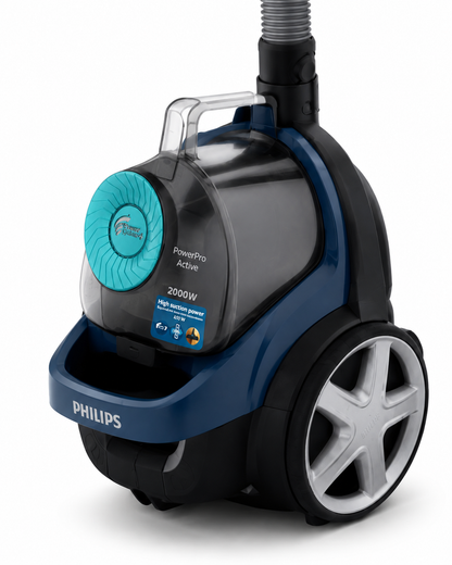 Philips FC9570/62 5000 Series PowerPro Active Bagless Vacuum Cleaner | 2000W, Dark Blue