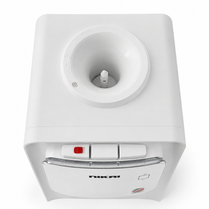 Nikai NWD1300C 3-Tap Top-Loading Water Dispenser with Storage Cabinet | White