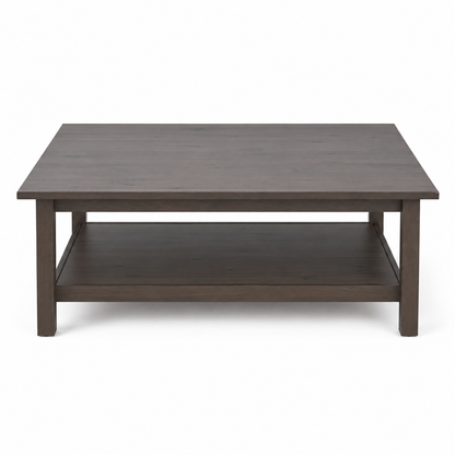 IKEA HEMNES Solid Pine Coffee Table with Lower Shelf | Dark Brown, 118x75x46 cm