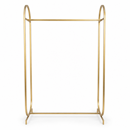 Modern Gold Metal Clothes Hanging Stand | 100x40x200 cm