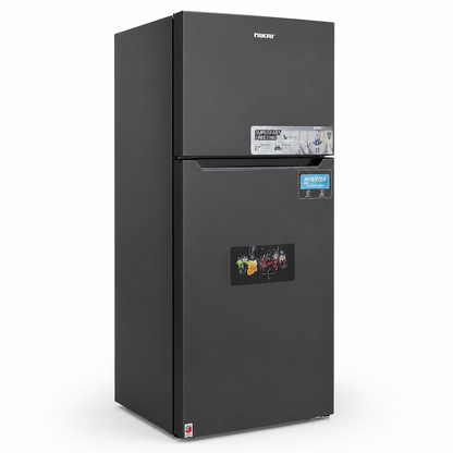 Nikai NRF601FSSINV 600L Double-Door No-Frost Inverter Refrigerator | Silver