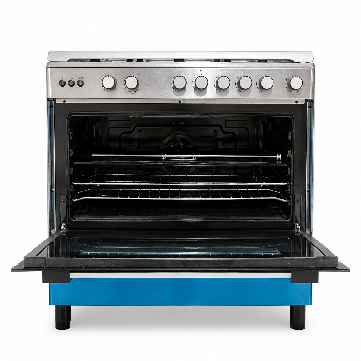 Midea LME95030FFD-C 90 cm 5-Burner Gas Cooker with Convection &amp; Rotisserie