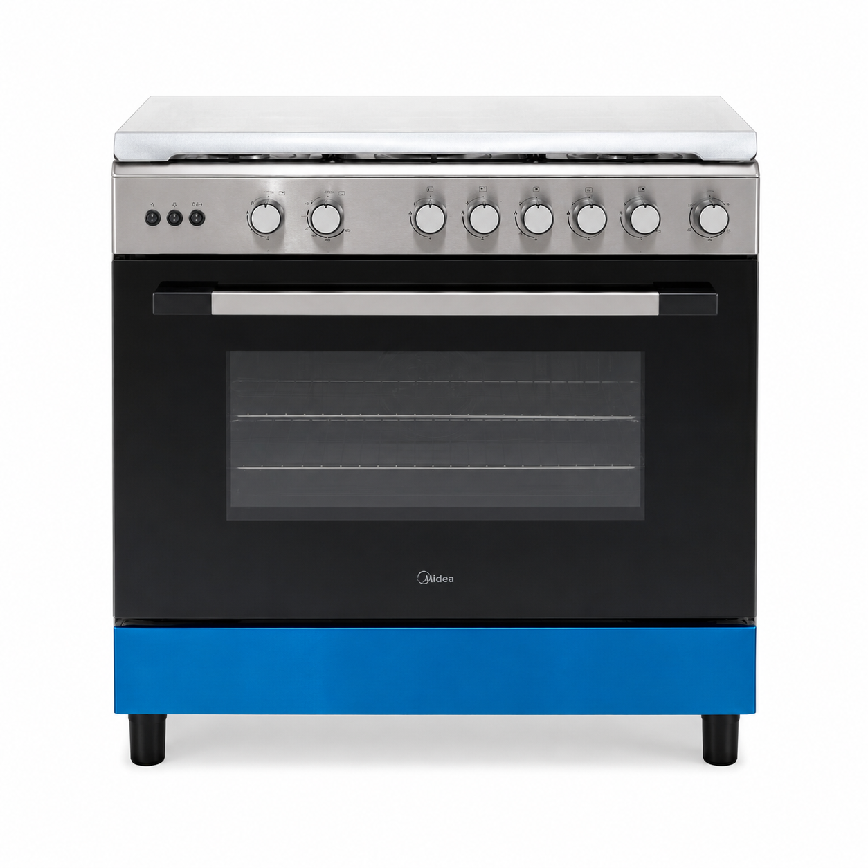 Midea LME95030FFD-C 90 cm 5-Burner Gas Cooker with Convection &amp; Rotisserie