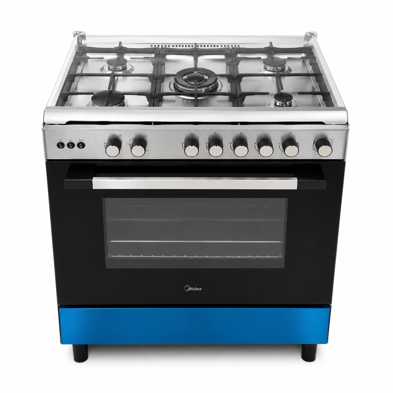 Midea LME95030FFD-C 90 cm 5-Burner Gas Cooker with Convection &amp; Rotisserie