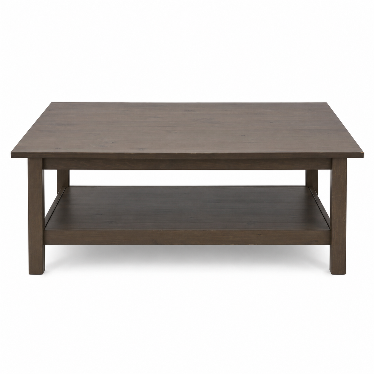 KEA LACK Coffee Table with Shelf – Dark Brown | 118 × 78 cm