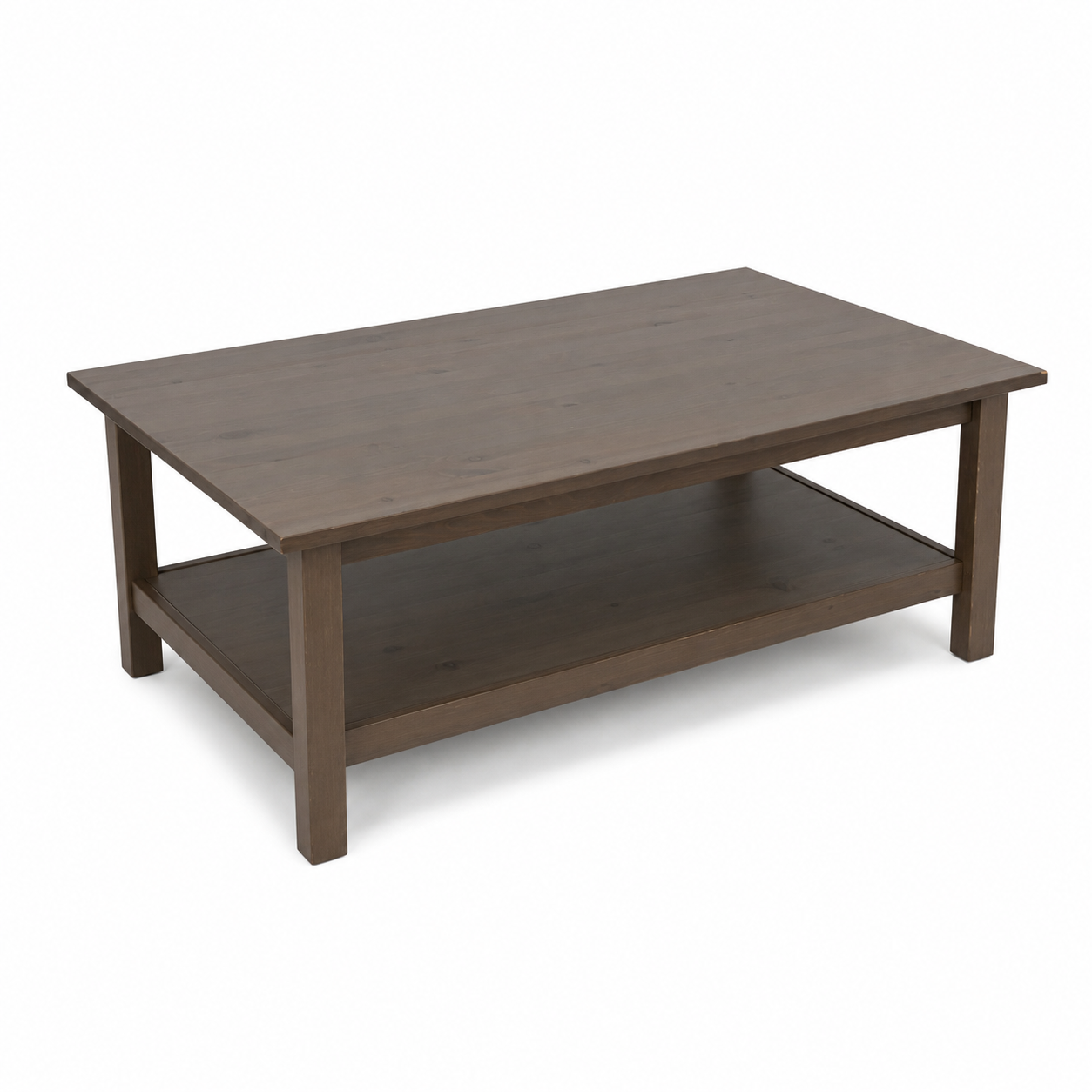 KEA LACK Coffee Table with Shelf – Dark Brown | 118 × 78 cm