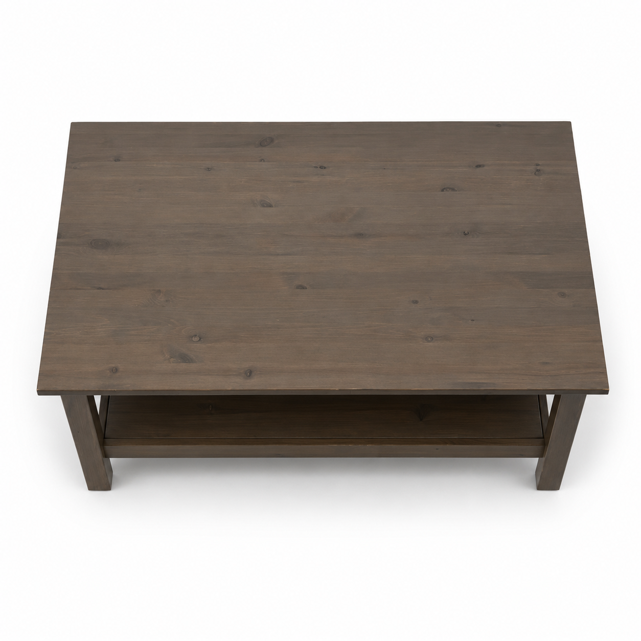 KEA LACK Coffee Table with Shelf – Dark Brown | 118 × 78 cm