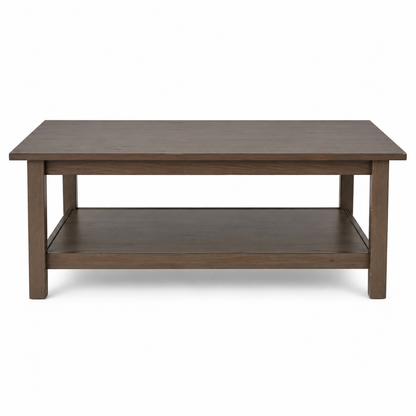KEA LACK Coffee Table with Shelf – Dark Brown | 118 × 78 cm