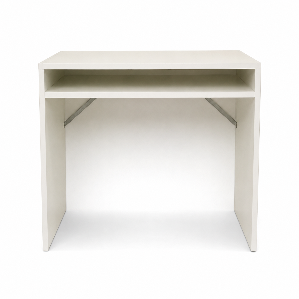 IKEA TORALD Compact Study Desk with Shelf – White – 65 × 40 × 75 cm