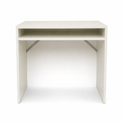 IKEA TORALD Compact Study Desk with Shelf – White – 65 × 40 × 75 cm