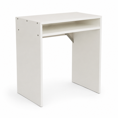 IKEA TORALD Compact Study Desk with Shelf – White – 65 × 40 × 75 cm