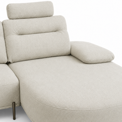 Home Centre Fernan 3-Seater Fabric Left Corner Sofa – Beige