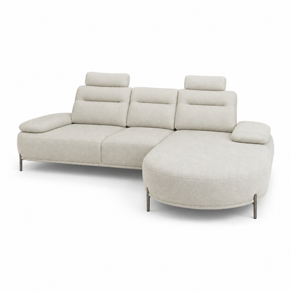 Home Centre Fernan 3-Seater Fabric Left Corner Sofa – Beige