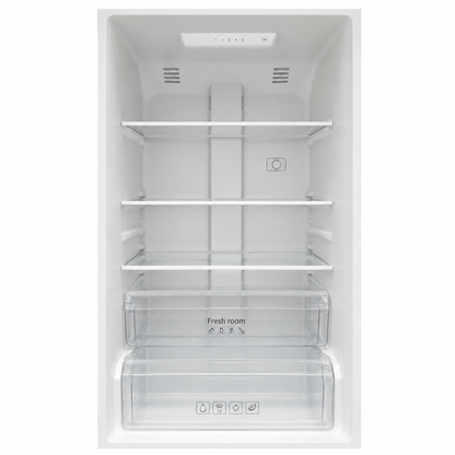 Aftron AFR410SSF 400L No Frost Double-Door Refrigerator – Stainless Steel
