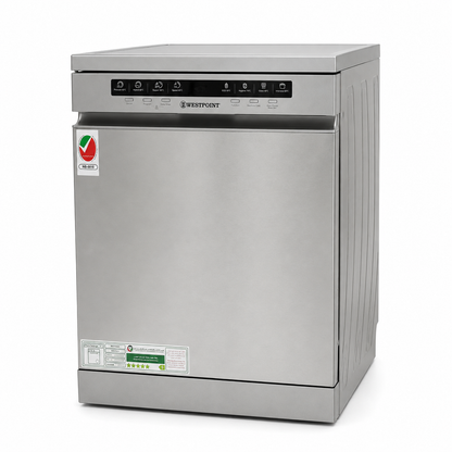 Westpoint WYS-1523.I 15-Place Setting Freestanding Dishwasher – Stainless Steel