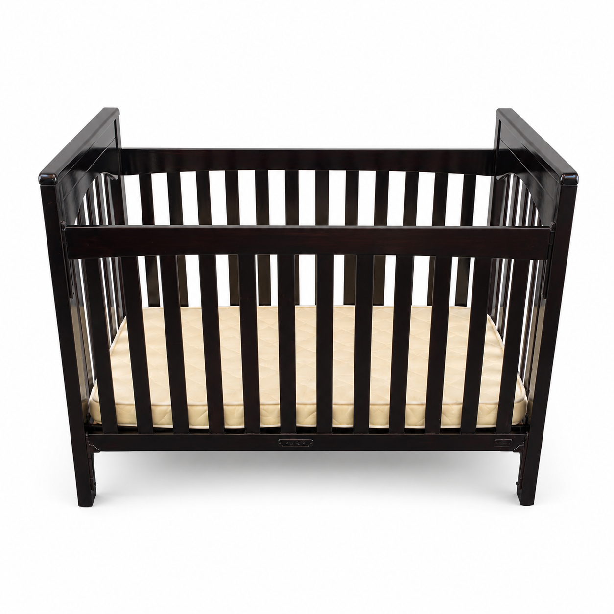 Giggles Jolie Wooden Baby Crib – Brown – 132 × 70 cm Mattress Size