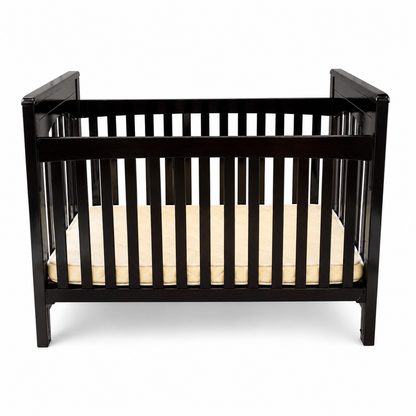 Giggles Jolie Wooden Baby Crib – Brown – 132 × 70 cm Mattress Size