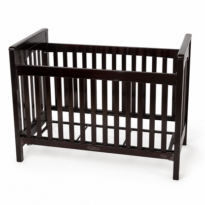Giggles Jolie Wooden Baby Crib – Brown – 132 × 70 cm Mattress Size