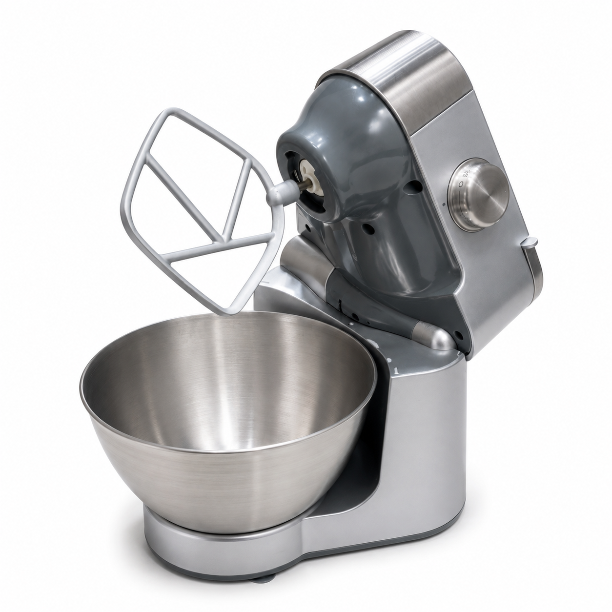 Kenwood Prospero KM28 900W Stand Mixer with 4.3L Stainless Steel Bowl &amp; 3 Mixing Tools – Silver
