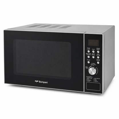Bompani BO-20DS 20L Digital Microwave Oven – 700W – Stainless Steel