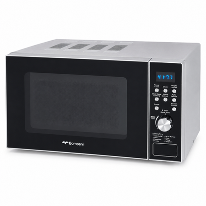 Bompani BO-20DS 20L Digital Microwave Oven – 700W – Stainless Steel
