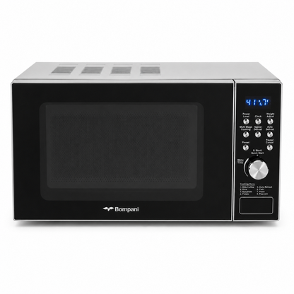 Bompani BO-20DS 20L Digital Microwave Oven – 700W – Stainless Steel