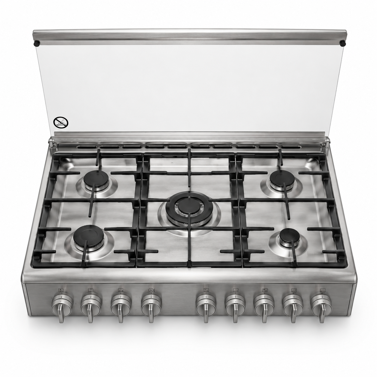 Bosch Serie 2 HSG736355M 5-Burner Gas Range Cooker – 90 cm – Stainless Steel