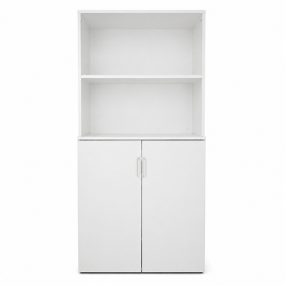 IKEA BILLY / OXBERG Bookcase with 2 Doors – White – 80 × 30 × 202 cm