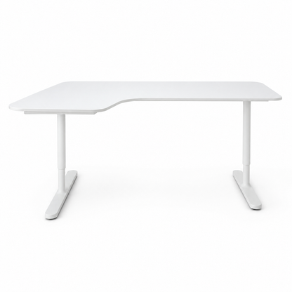 IKEA BEKANT Left Corner Desk – White – 160 × 110 cm