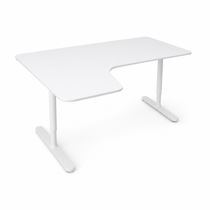 IKEA BEKANT Left Corner Desk – White – 160 × 110 cm
