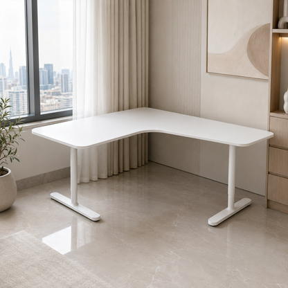 IKEA BEKANT Left Corner Desk – White – 160 × 110 cm