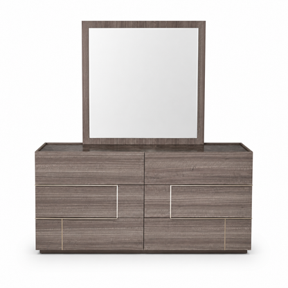 Home Centre Warner 2-Single-Bed Bedroom Set with 2 Prime Relax Mattresses, Nightstand & Dresser – 120 × 200 cm