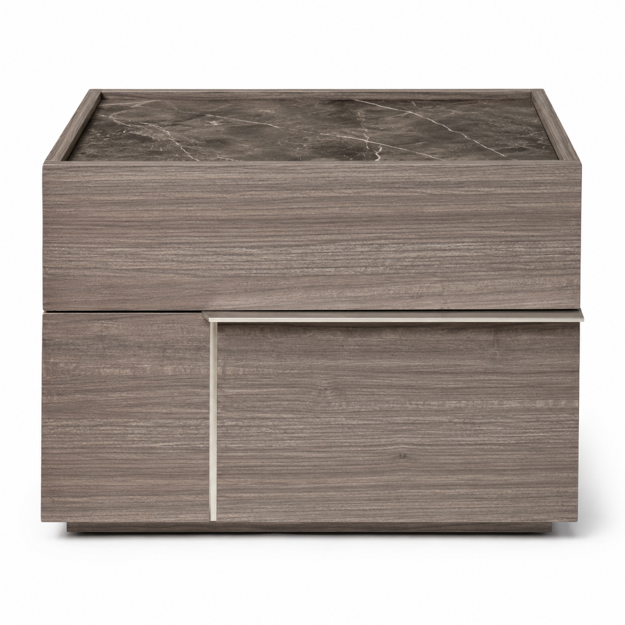 Home Centre Warner 2-Single-Bed Bedroom Set with 2 Prime Relax Mattresses, Nightstand & Dresser – 120 × 200 cm