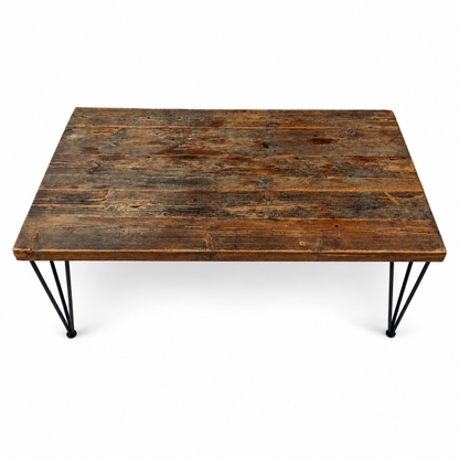 2XL Vintage Rustic Rectangular Center Table – 130 × 74 × 44 cm