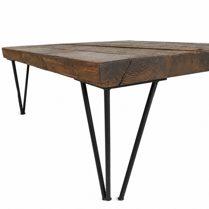 2XL Vintage Rustic Rectangular Center Table – 130 × 74 × 44 cm