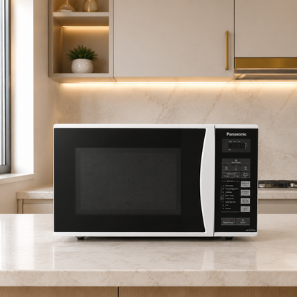 Panasonic NN-ST342W 25L Solo Microwave Oven – White – 800W