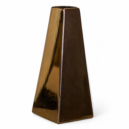 Home Centre Sleek Large Decorative Vase – Metallic Gold