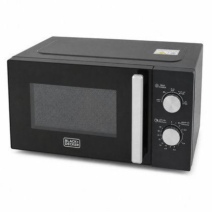 BLACK+DECKER MZ2015P-B5 20 L Microwave Oven – Black – 700 W