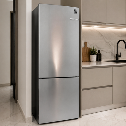 Bosch KGN55VL20M/01 Series 4 Bottom Freezer Refrigerator – Stainless Steel Look – 530 L Gross
