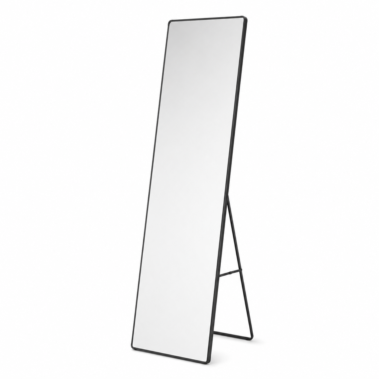 IKEA KARMSUND Standing Mirror – Black – 40 × 167 cm