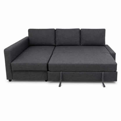 IKEA FRIHETEN Corner Sofa-Bed with Storage – Skiftebo Dark Grey – 230 cm