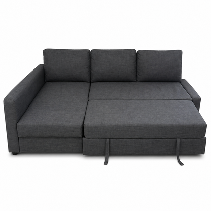 IKEA FRIHETEN Corner Sofa-Bed with Storage – Skiftebo Dark Grey – 230 cm
