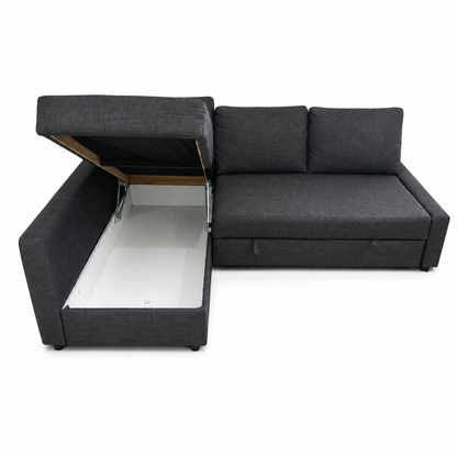 IKEA FRIHETEN Corner Sofa-Bed with Storage – Skiftebo Dark Grey – 230 cm