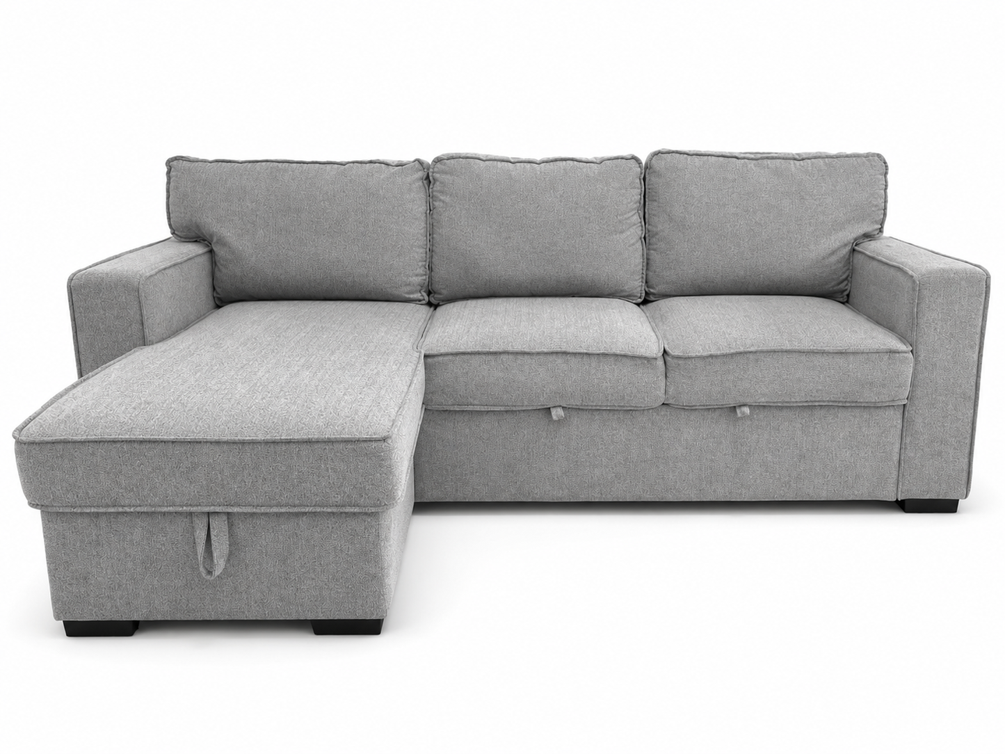 Homecentre Captus 3-Seater Reversible Corner Sofa Bed with Storage | Grey