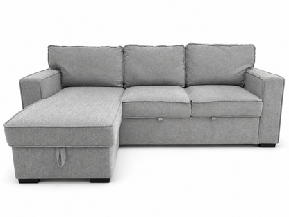 Homecentre Captus 3-Seater Reversible Corner Sofa Bed with Storage | Grey