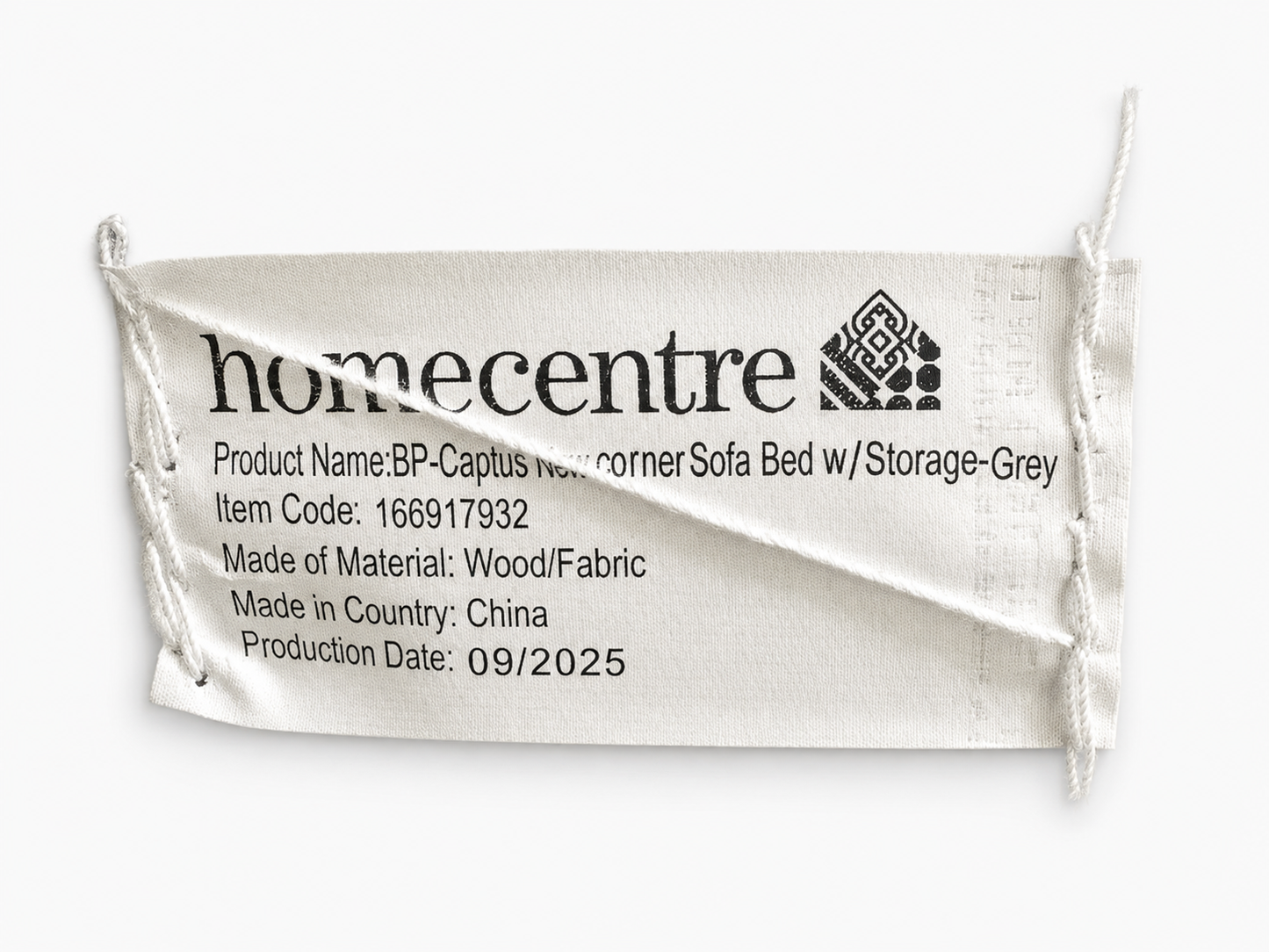 Homecentre Captus 3-Seater Reversible Corner Sofa Bed with Storage | Grey