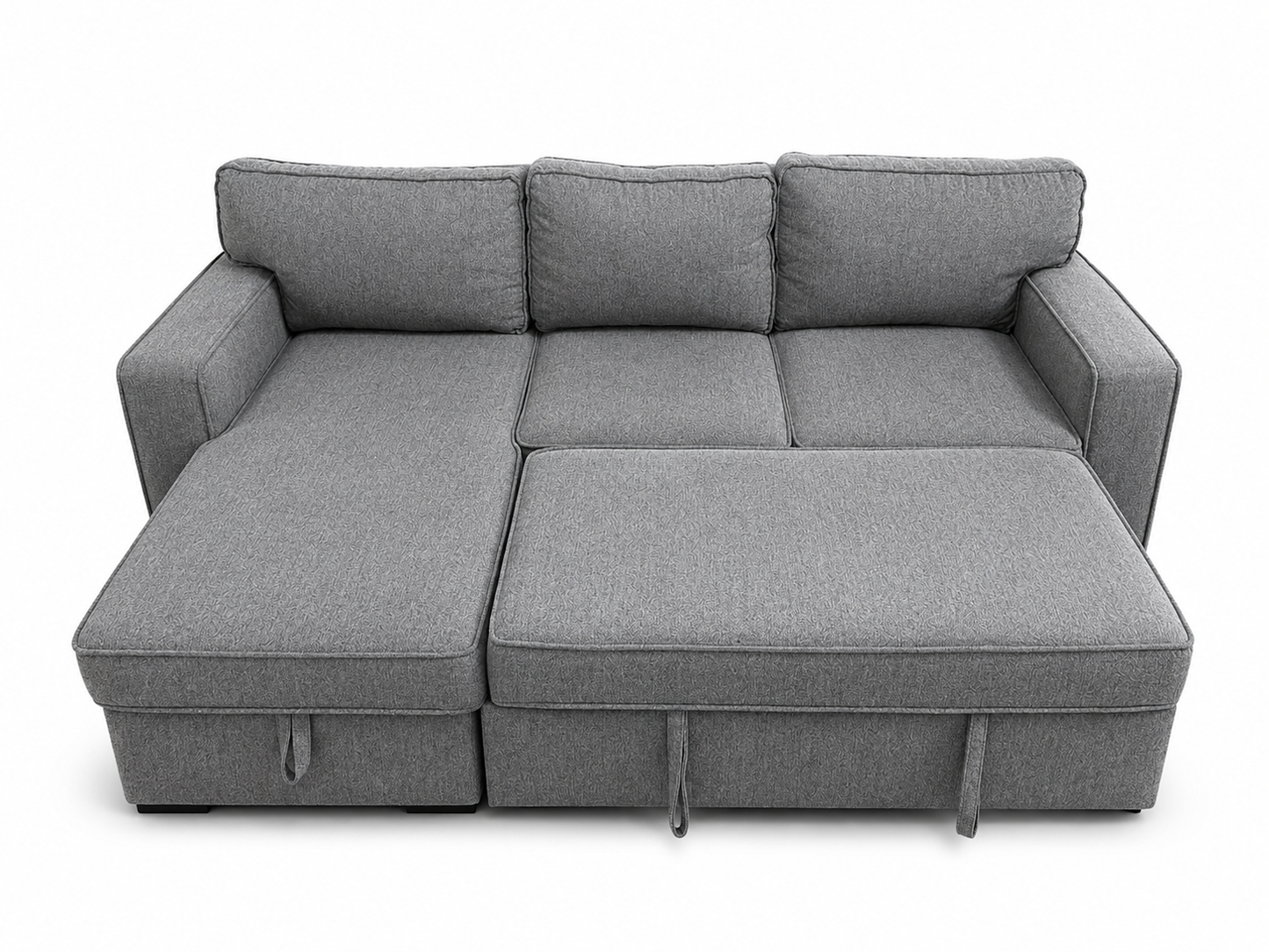 Homecentre Captus 3-Seater Reversible Corner Sofa Bed with Storage | Grey