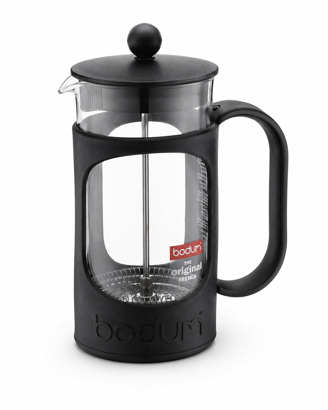 Bodum KENYA French Press Coffee Maker | Black, 1.0L / 8 Cup