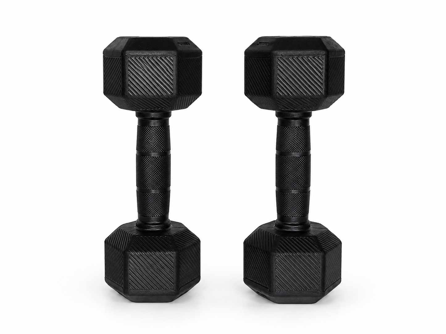 DOMYOS Hex Dumbbell Pair – 5 kg Each / 10 kg Total