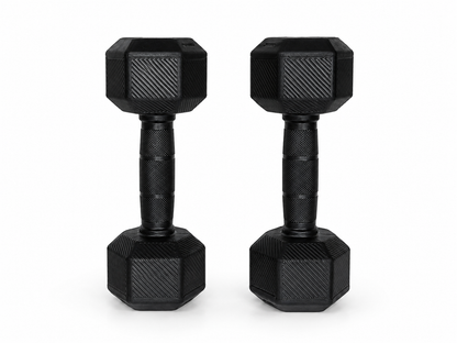 DOMYOS Hex Dumbbell Pair – 5 kg Each / 10 kg Total